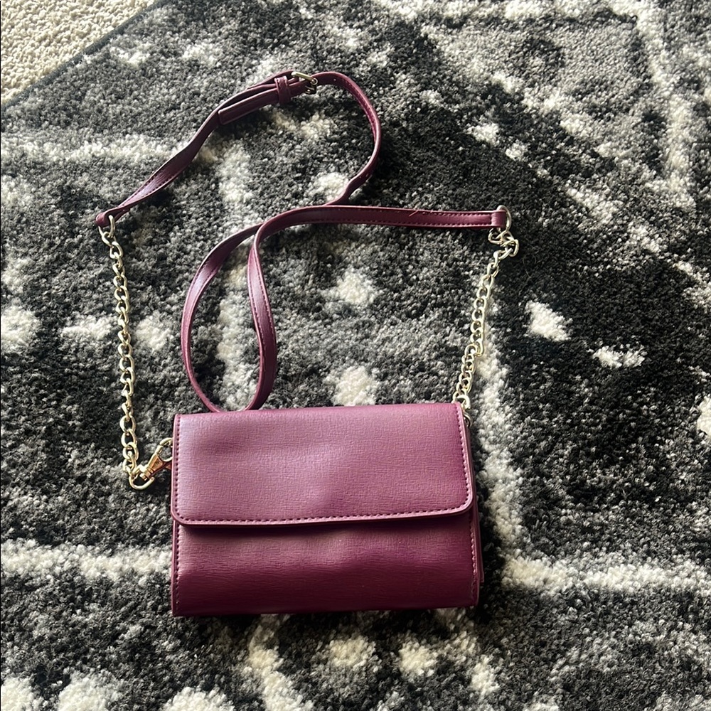 Elegant Purple Crossbody Bag